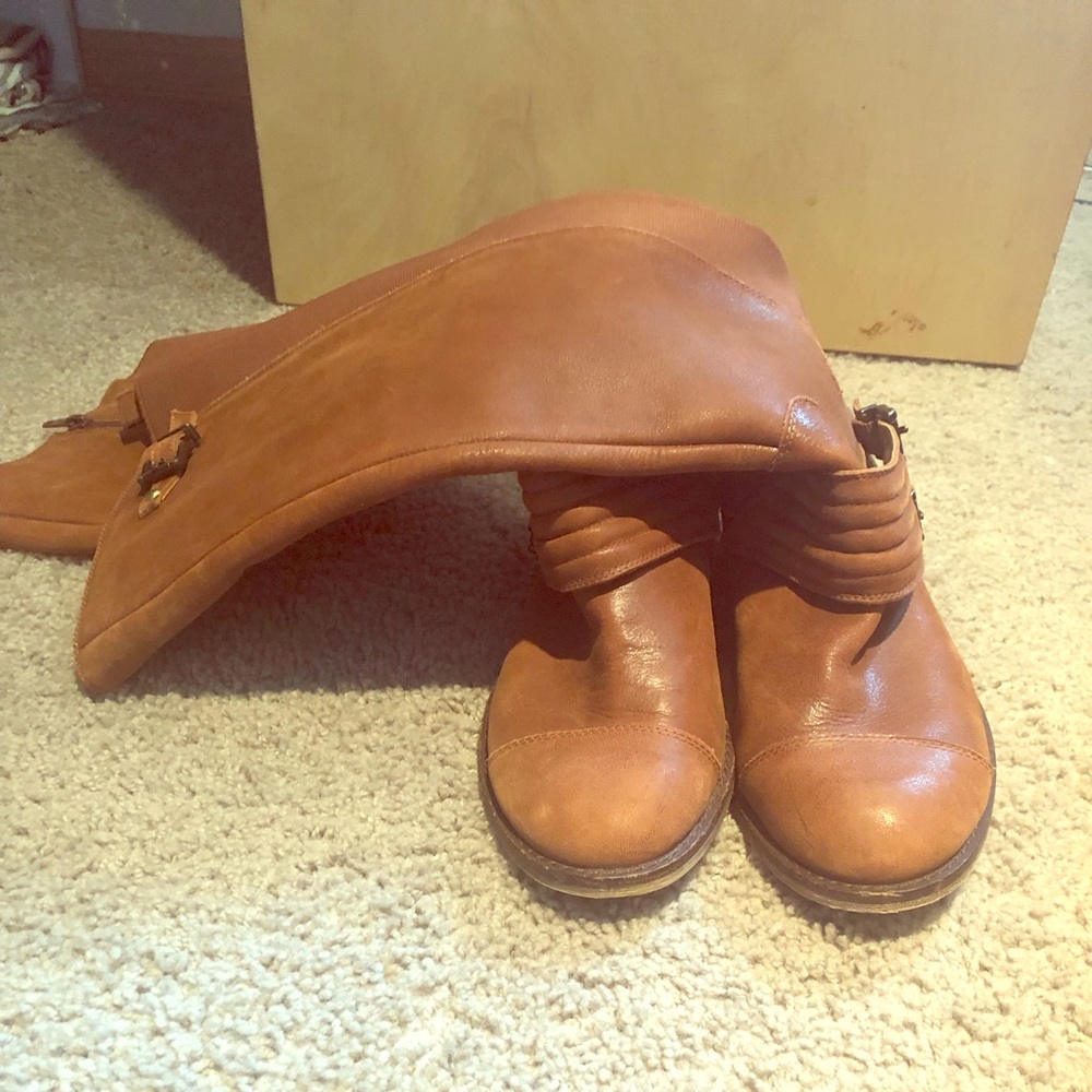 Jessica Simpson Cognac Riding boots